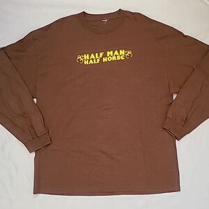 Vintage Rare Steve And Barrys Tee Long Sleeve Y2K  sz XL